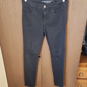 American Eagle Outfitters Black Super Stretch Jeans